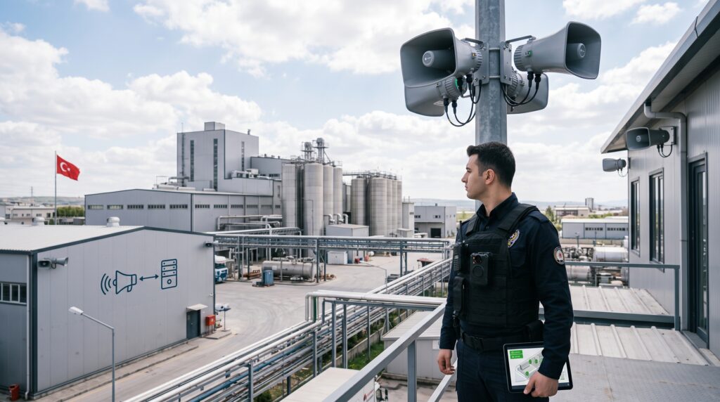 Fabrika ve Geniş Tesislerde Açık Alan Seslendirmesi: IP Horn Hoparlörlerin Avantajları